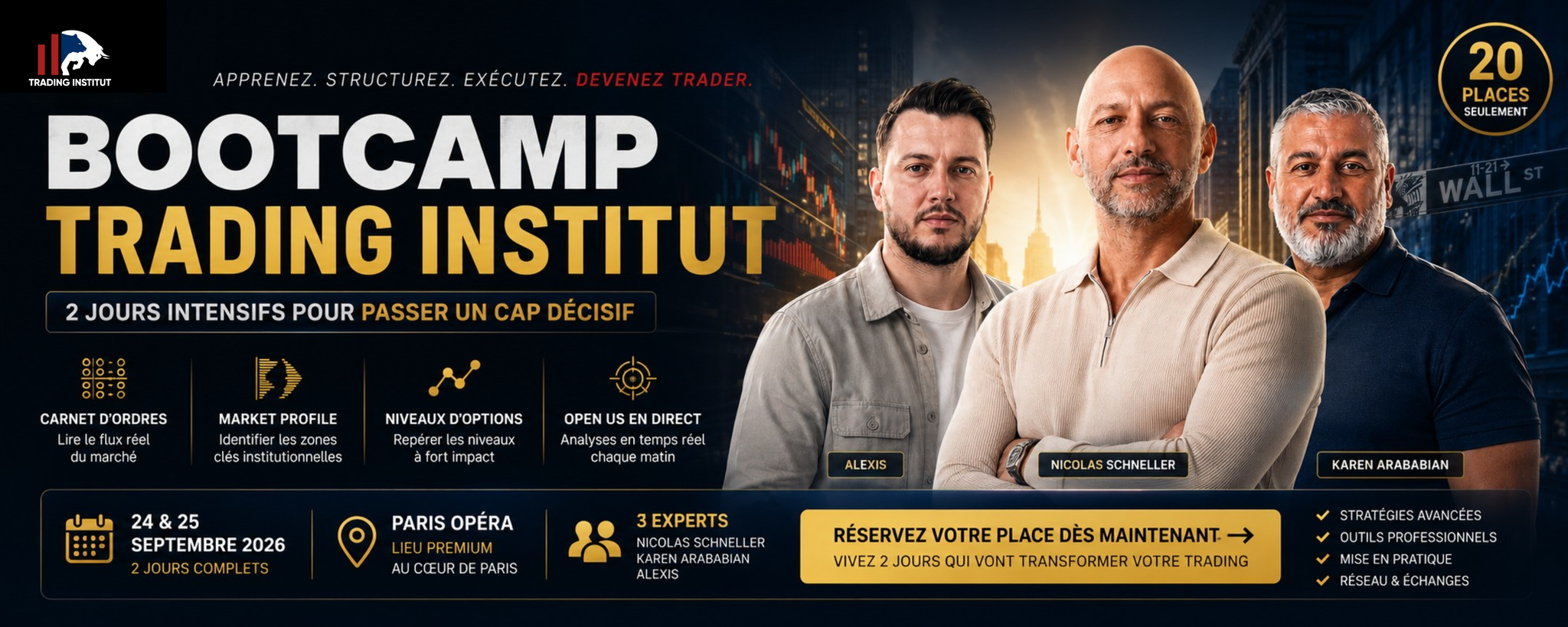 Bootcamp Trading Institut Paris 2026