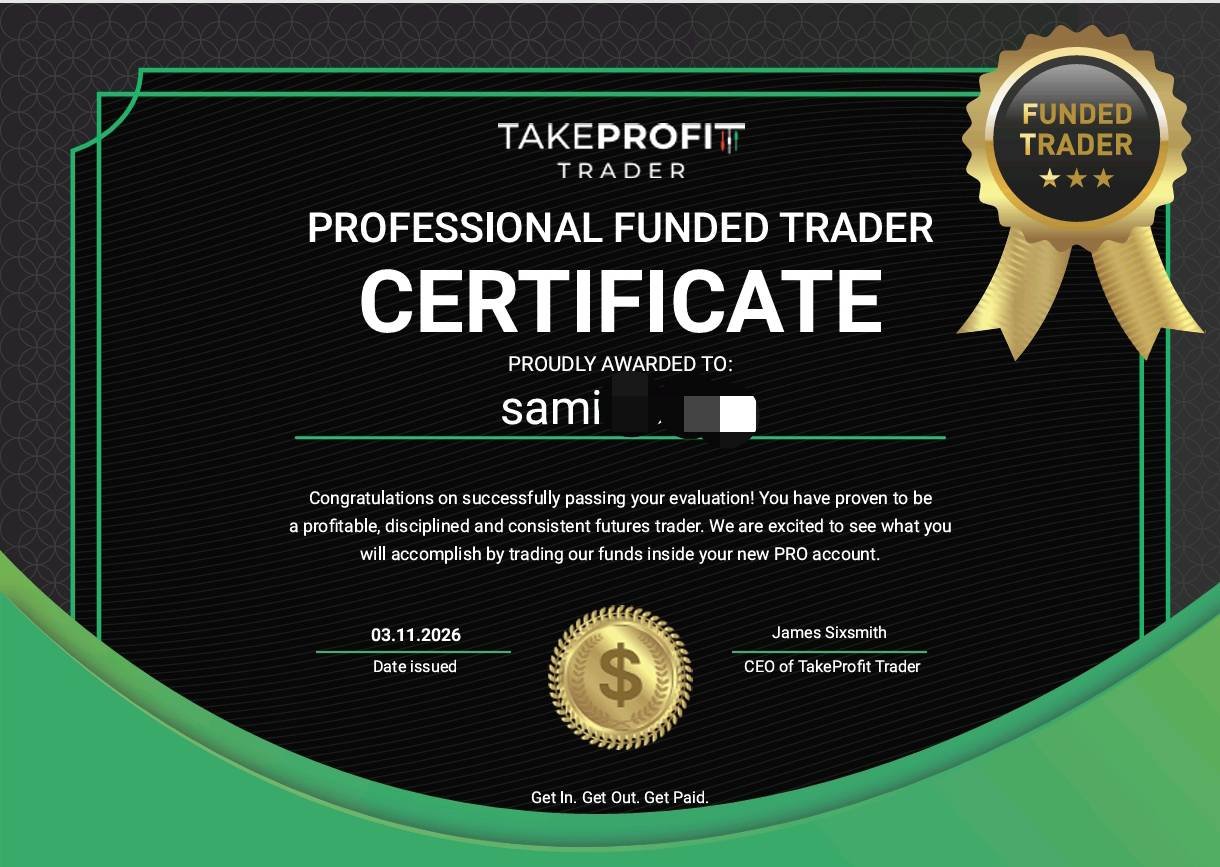 Résultat d'un élève de la formation AKTrading