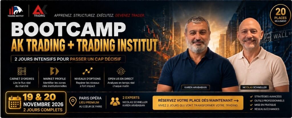 Bootcamp AK Trading et Trading Institut — 19 & 20 novembre 2026