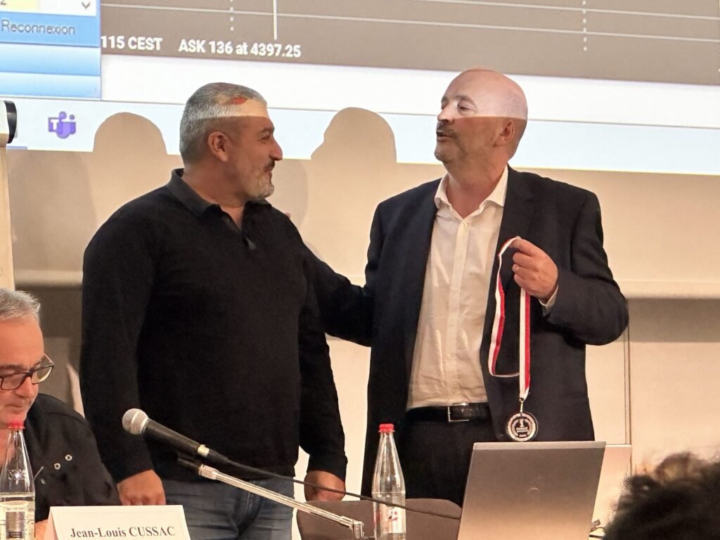 Remise de médaille